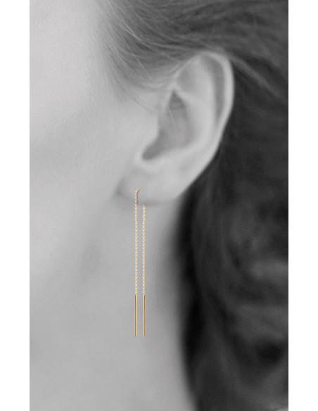 Boucle d'oreilles Pendantes femme plaqué or - Y364U00 sur Bijourama,  référence des bijoux Femme en ligne